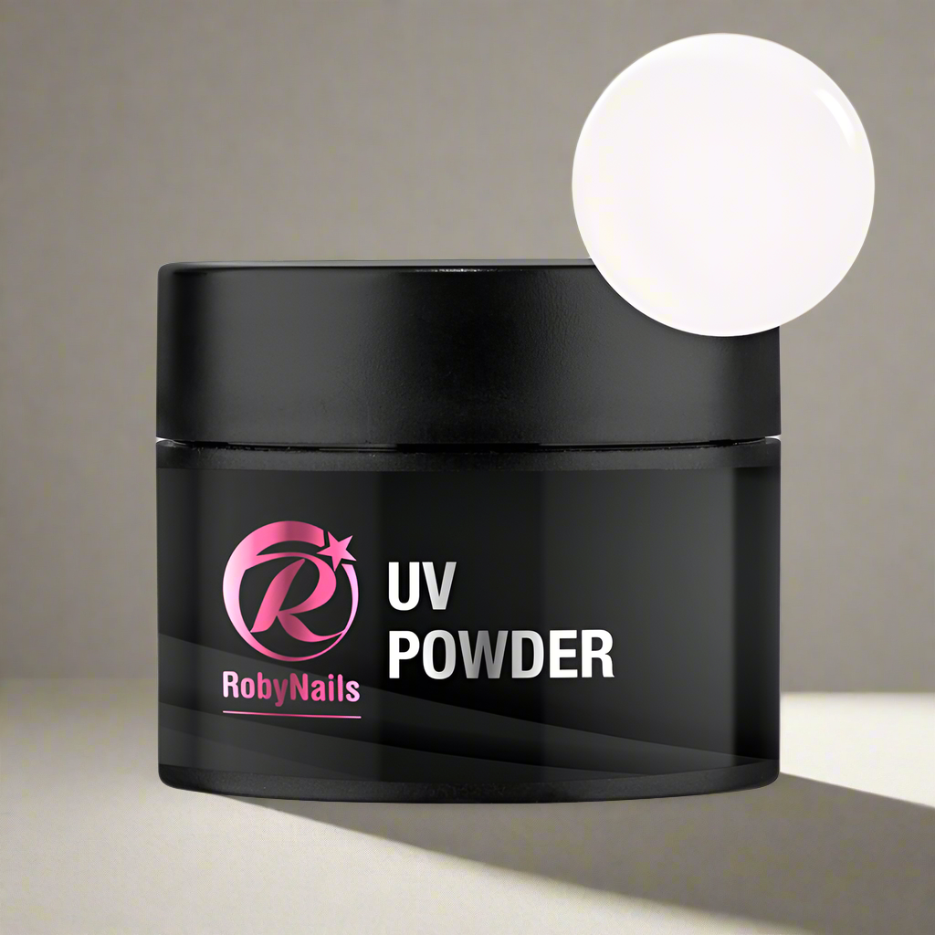 RobyNails UV Clear Powder – Professional-Grade Acrylic for Strong & Flawless Nails