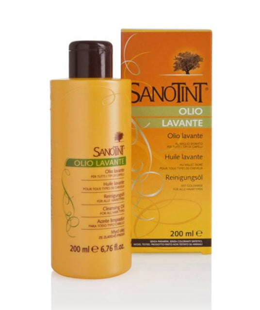 Sanotint Cleansing Oil for All Hair Types – Gentle Detox & Shine Boost