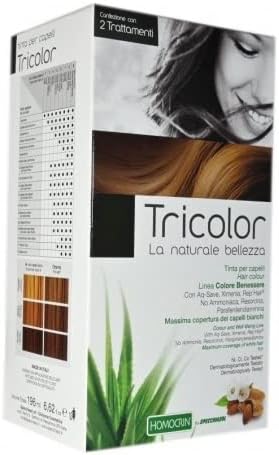 6.34 Tricolor Dark Golden Copper Blonde hair dye - 196ml - Tulipa Hair & Beauty