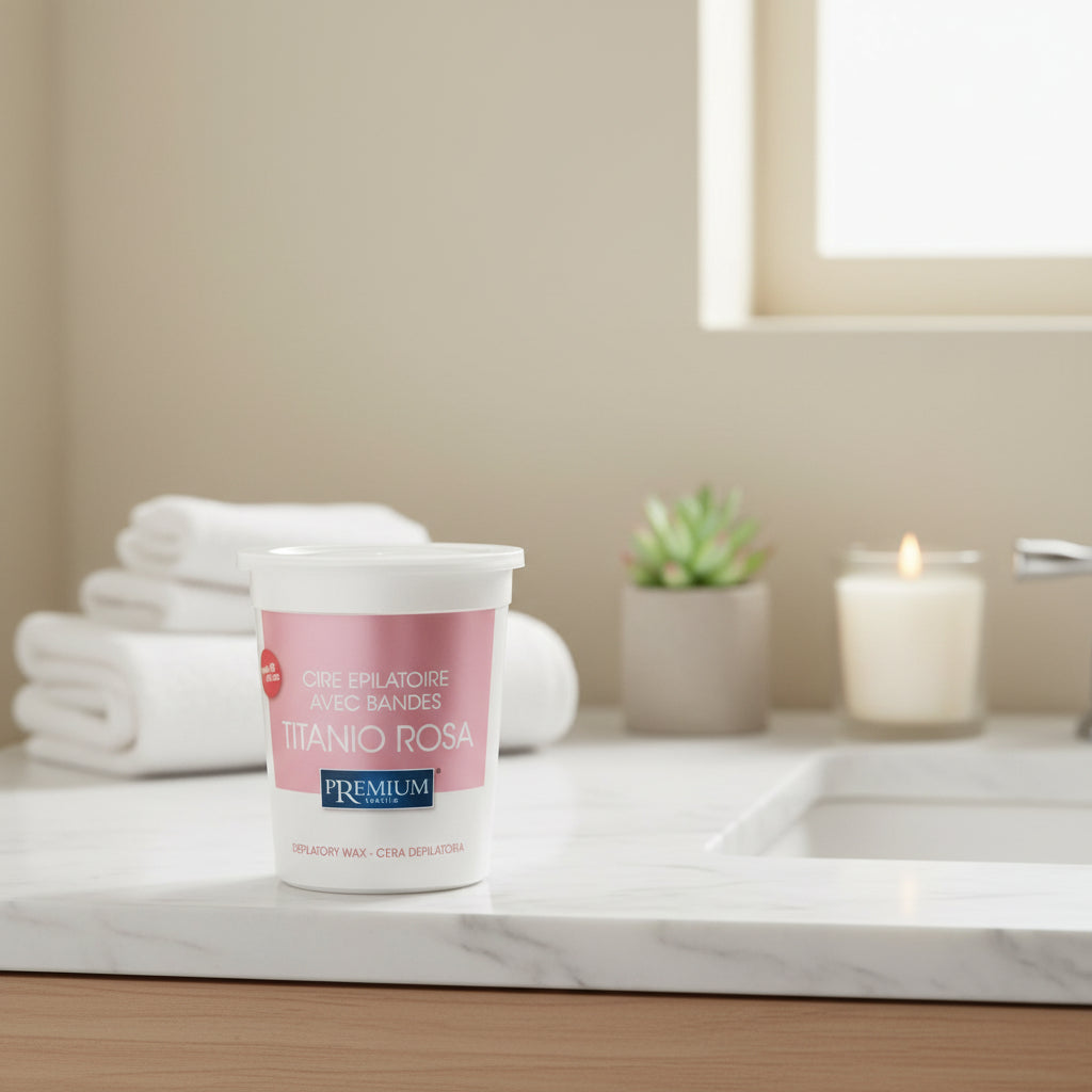 Professional wax tub for hair removal with smooth application and low temperature performance