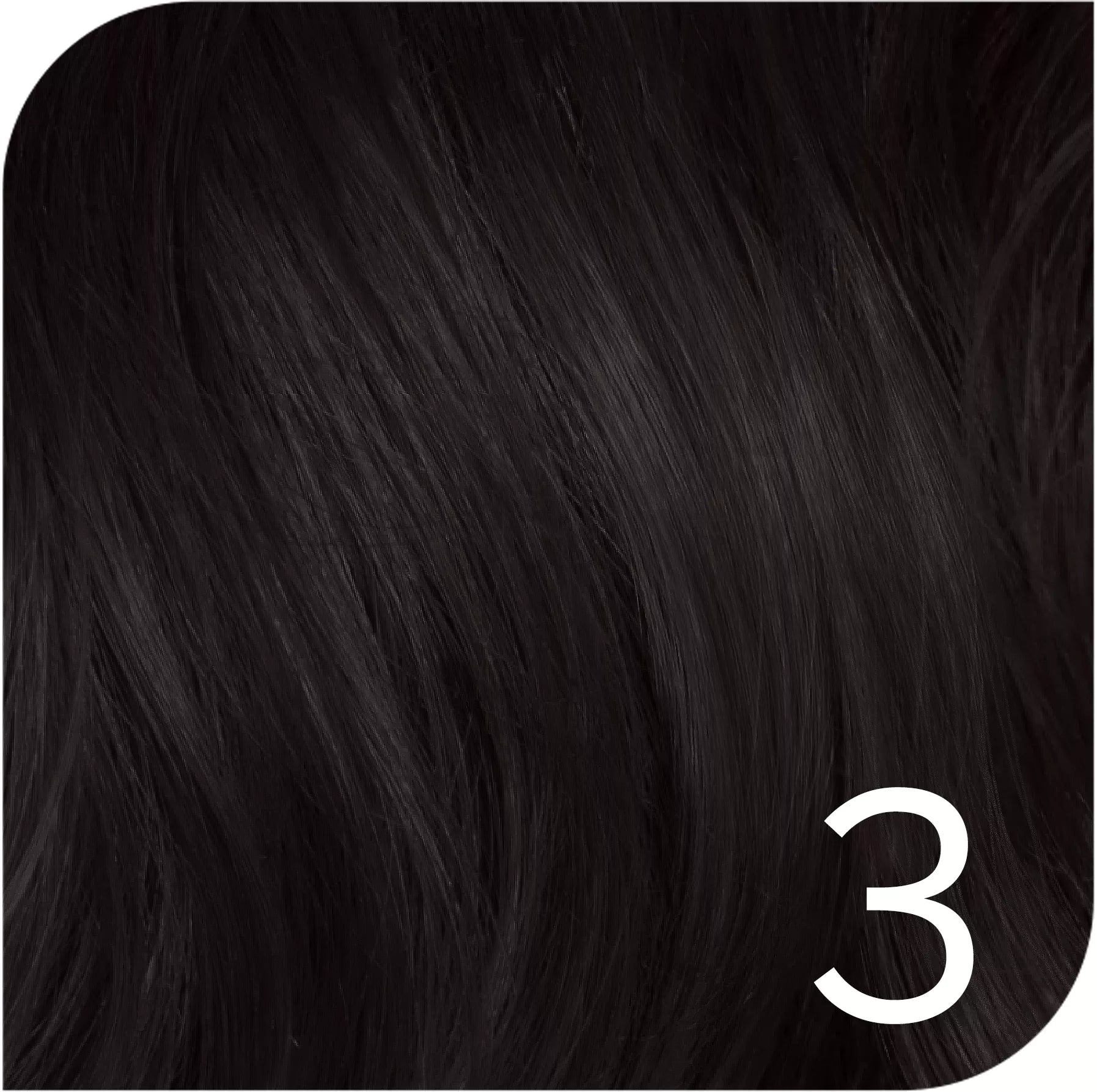 3 - Sublime Dark Brown Chestnut Professional Hair Color Cream