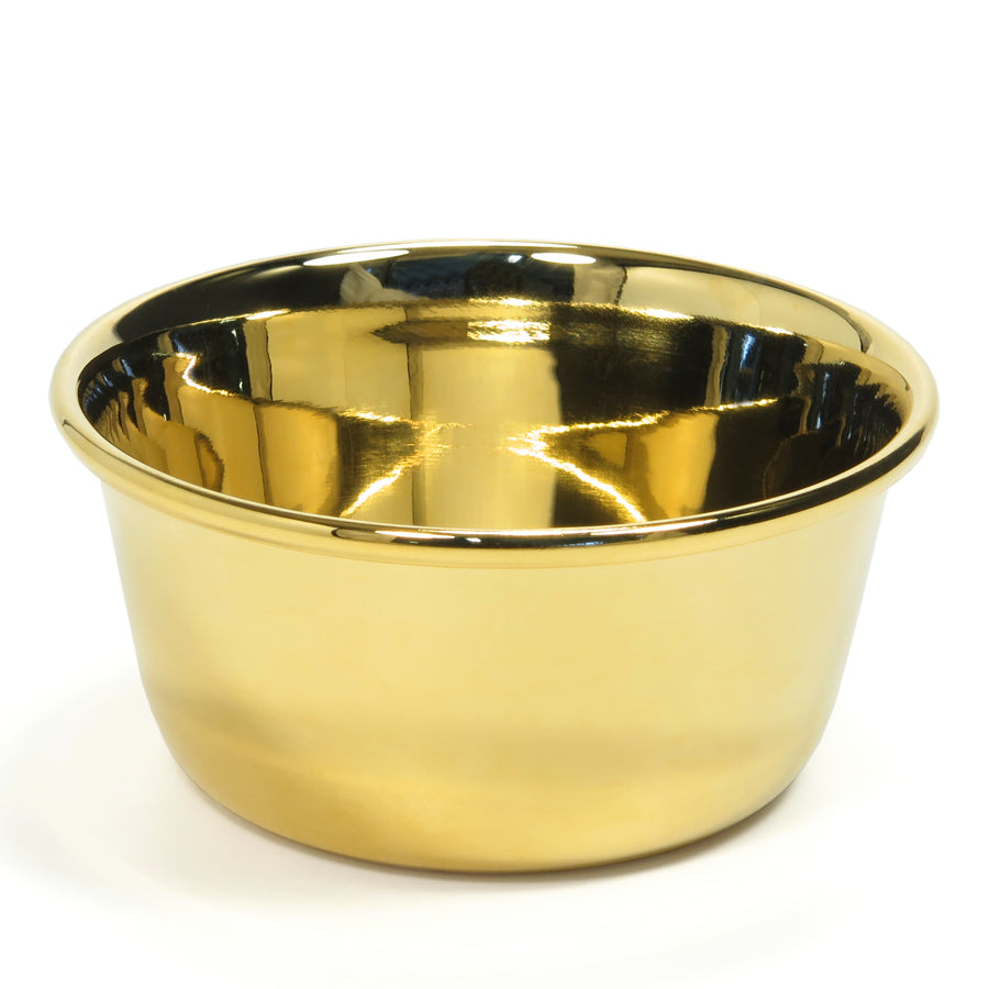 Shaving Bowl - Gold Plated stainless Steel