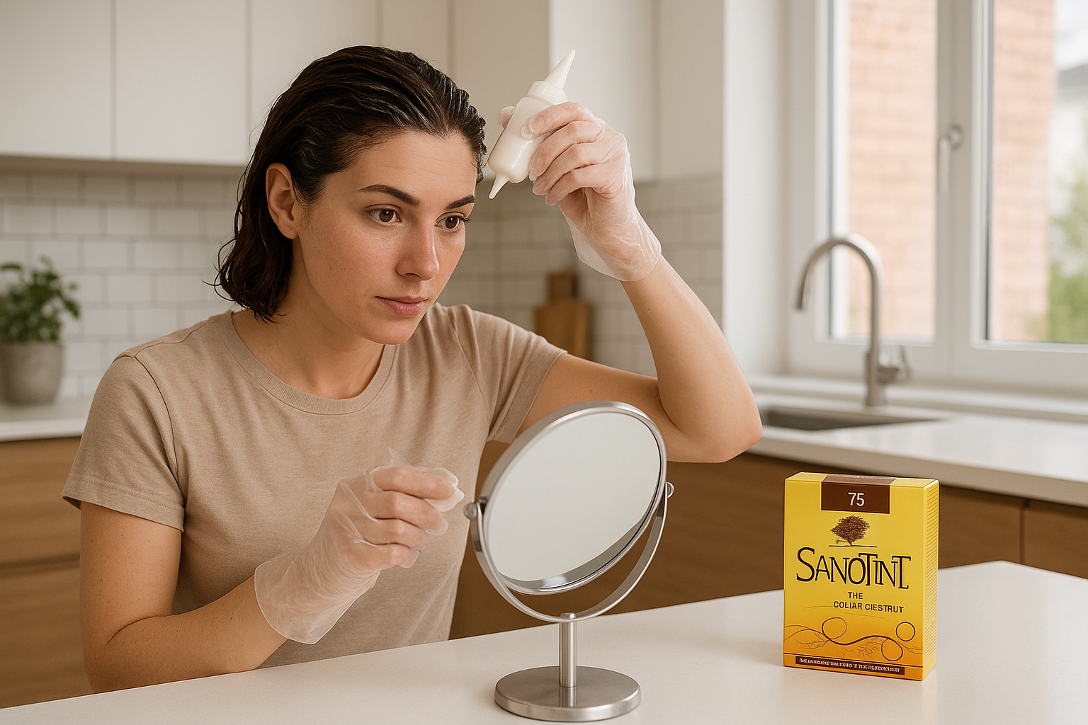 Sanotint 75 Golden Chestnut Hair Dye | PPD-Free