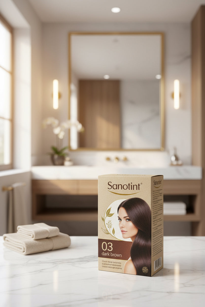 03 Sanotint Natural Brown Hair dye without ammonia 