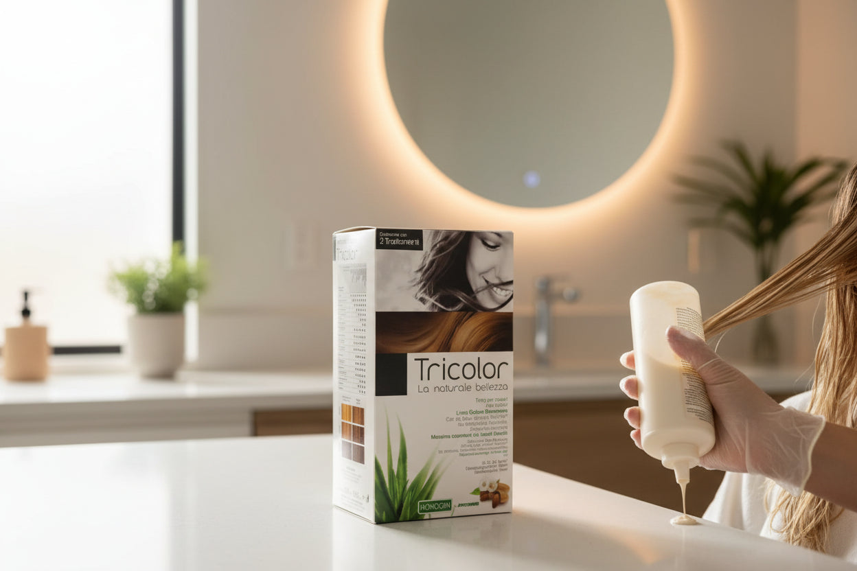 tricolor light blonde hair dye