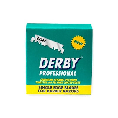Derby Professional Single Edge Razor Blades 100 Packet