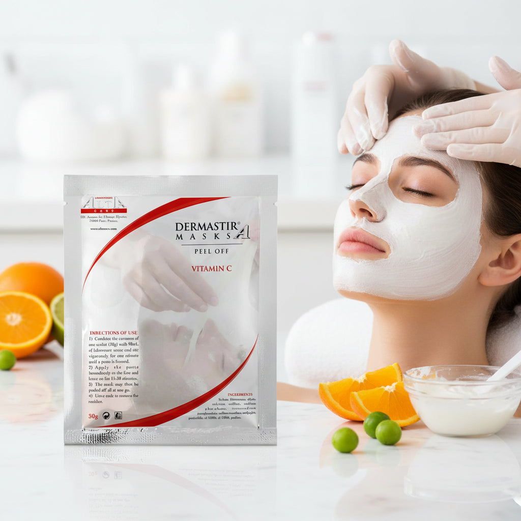Vitamin C Peel-off face mask- 30g - available from salonserv direct
