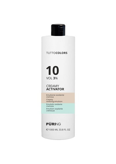 Puring hair colour activator 1 litre size, available in 3%, 6% and 9% highly professional product for use in salons