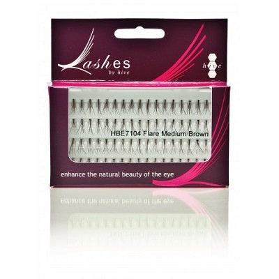 Hive Individual Lashes Medium Brown Flare(Clearance)
