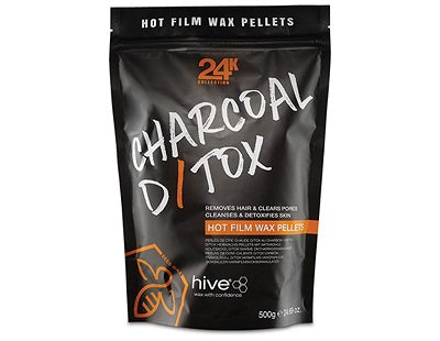 Hive Charcoal D/TOX Hot Film Wax Pallets