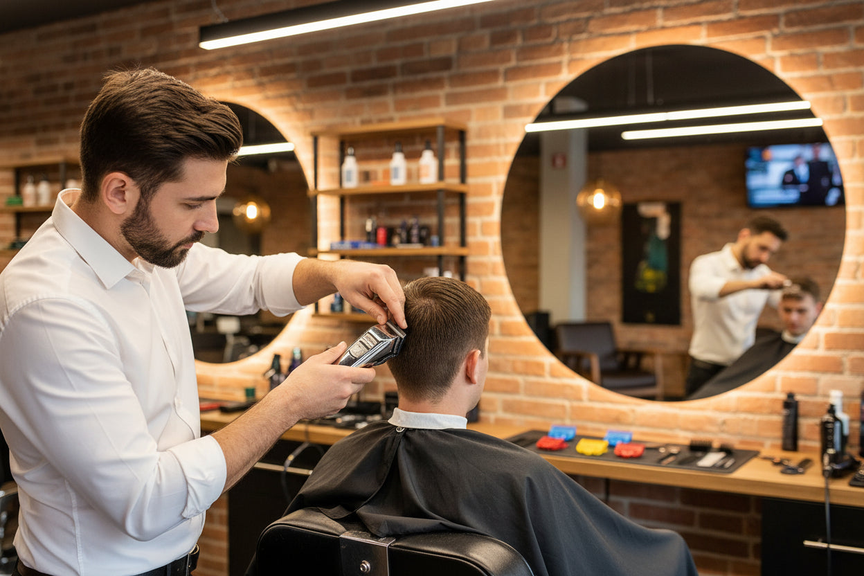 WAHL NO. 1-8 COLOUR CODED PLASTIC COMBS Order from Salonserv Direct